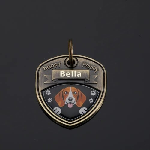 Placa Personalizada Perros Cobre Razas Tienda P Rpura Pet Shop