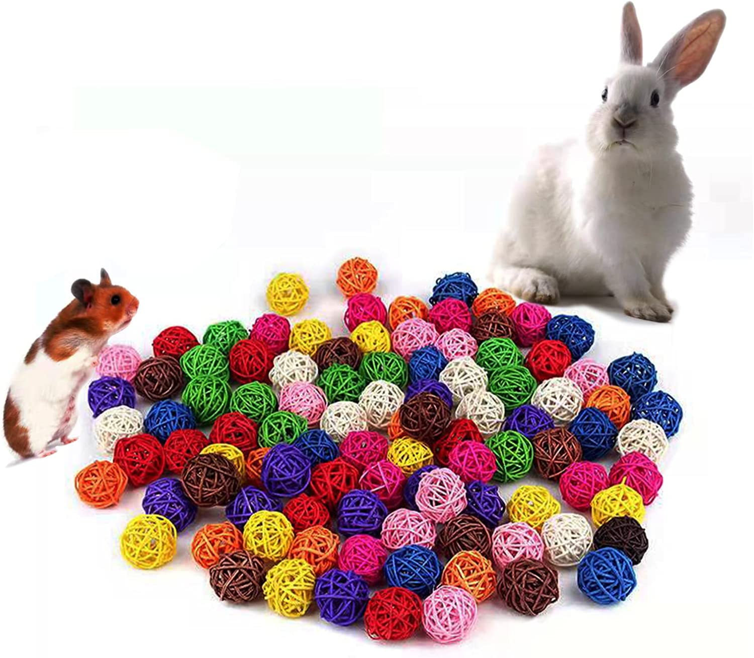 Juguetes para masticar conejos, bocadillos molares de hámster, hechos a  mano, son accesorios de comida perfectos para conejos, cobayas, ratas
