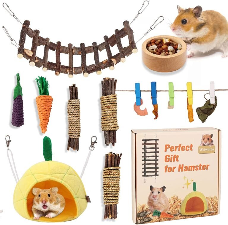 Hamster Accesorios Túnel De Hierbas Para Roedores Juguete