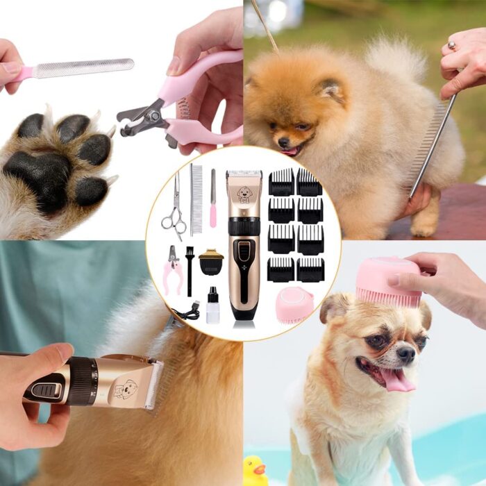 Kit Máquina Cortadora de Pelo Canina Diamond + Accesorios Premium - Imagen 4