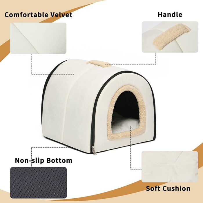 Casa y Cama 2 en 1 Gatos Deluxe. Comfort Total - Imagen 3