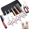 Kit Tijeras Profesionales Peluquería Canina. Acero Inoxidable.