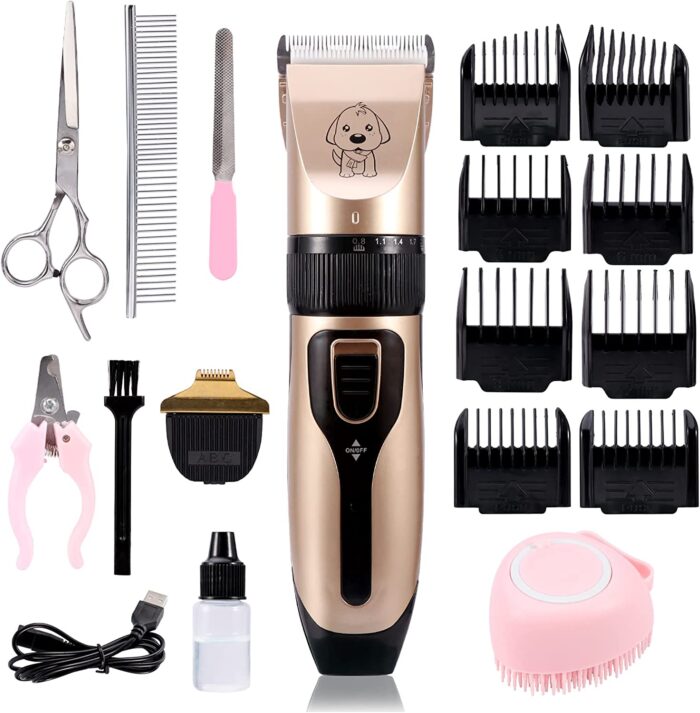 Kit Máquina Cortadora de Pelo Canina Diamond + Accesorios Premium - Imagen 5