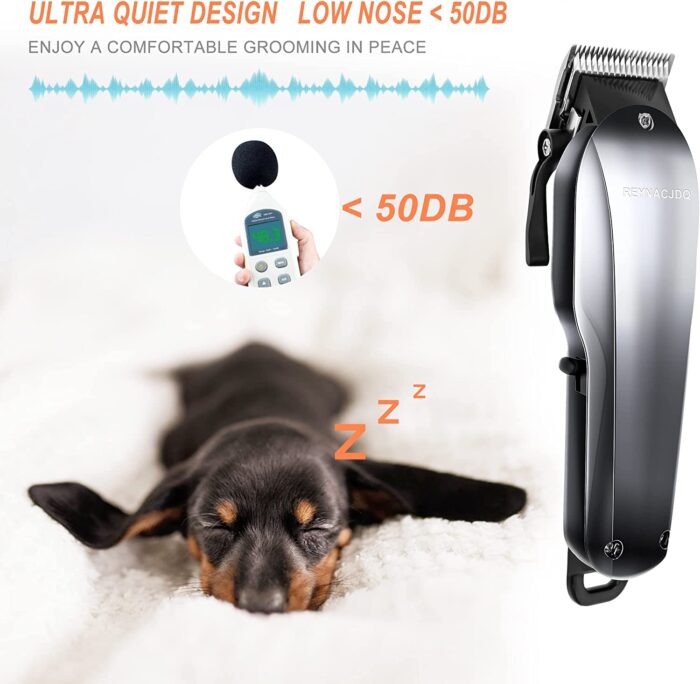 Kit Cortadora de Pelo Mascotas + Accesorios Lujo. Silenciosa - Imagen 4