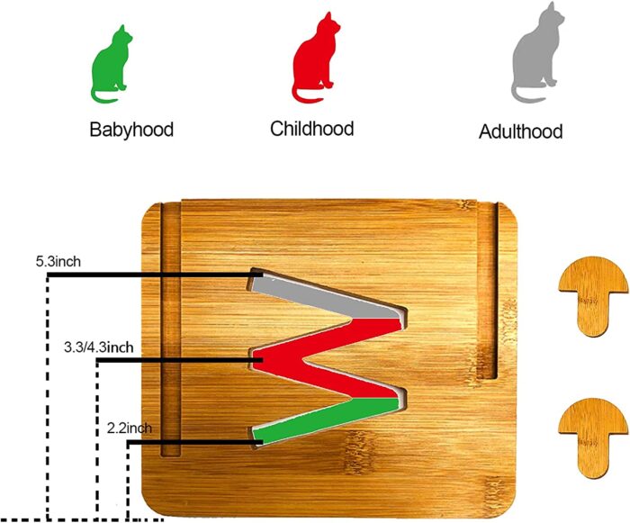 Comedero Elevado Gatos. Madera Higienizada - Imagen 6