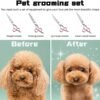 Kit Tijeras Profesionales Peluquería Canina. Acero Inoxidable. - Imagen 2