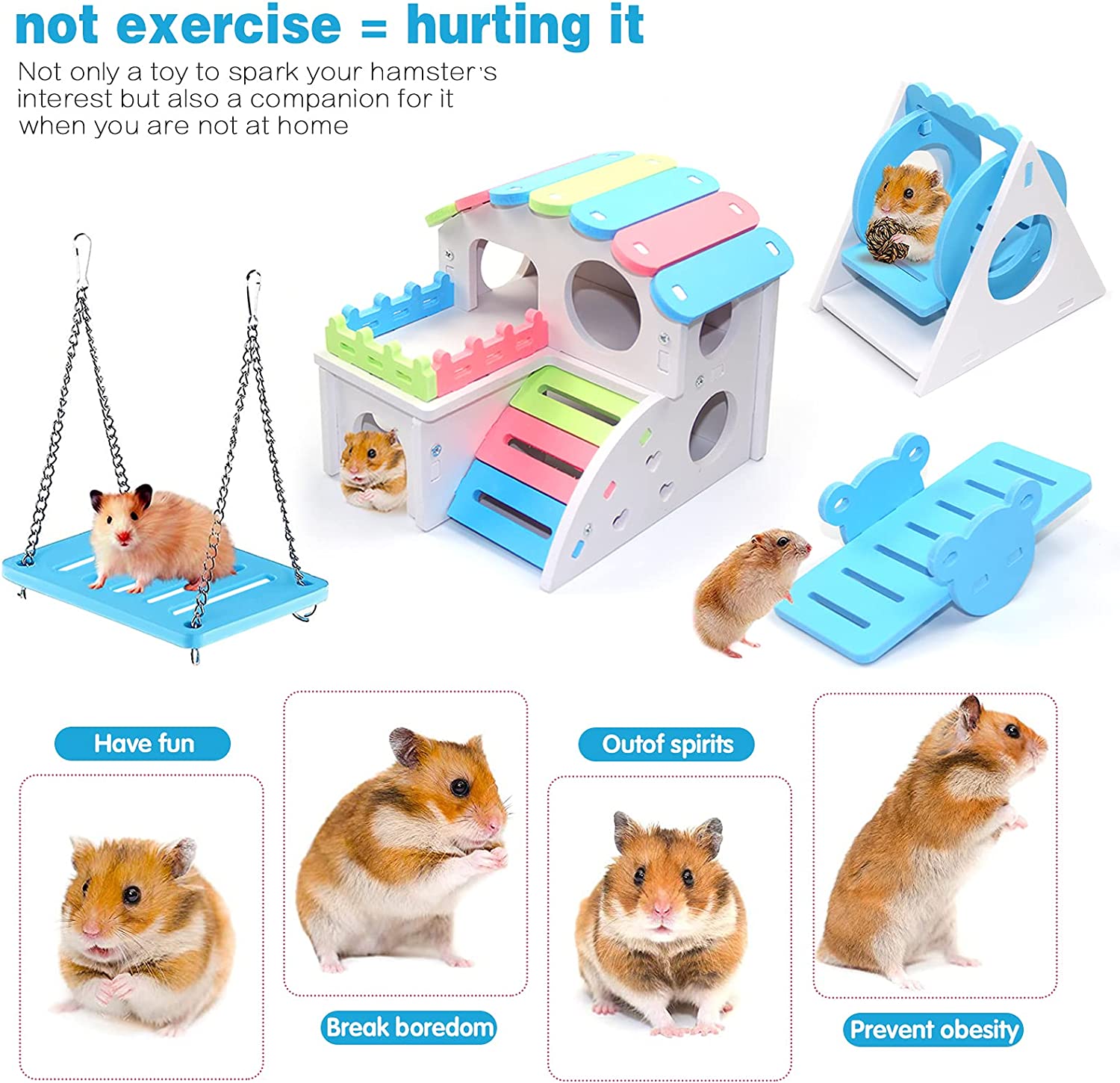 Hamster Playset Mansion de Lujo - Juguetilandia