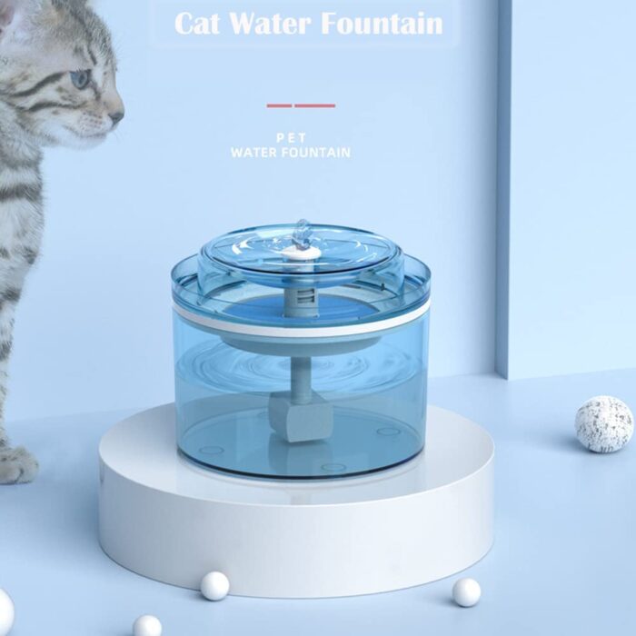 Fuente Agua Gatos Celeste. Silenciosa - Imagen 7