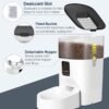 Alimentador Automático Perro Gatos Lewondr. 7 Litros + WIFI + Grabador de Voz - Imagen 5