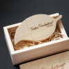USB Caja Madera Personalizada Hoja - Imagen 6