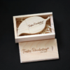 USB Caja Madera Personalizada Hoja - Imagen 3