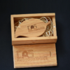 USB Caja Madera Personalizada Hoja - Imagen 5
