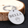 Placa Identificación Perros Gatos Redonda - Imagen 2