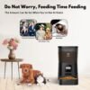 Alimentador Automático Perros Gatos KingSal. 7 Litros - Imagen 4