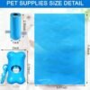 Paquete de 1000 Bolsas Celeste para Desecho Perros Gatos + Dispensador Huesito - Imagen 6