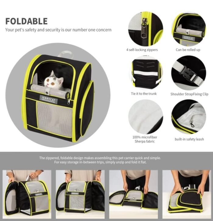 Morral Transportador Mascotas JerryCat - Imagen 6