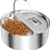 Fuente de Agua para Gatos doble Comedero Bebedero Atmosfera 3.2 litros