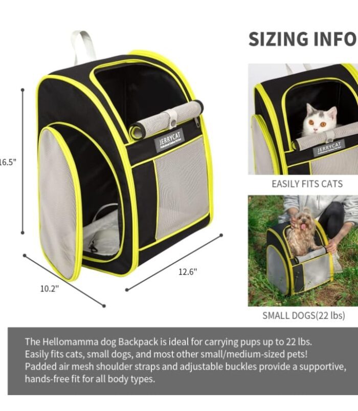 Morral Transportador Mascotas JerryCat - Imagen 5