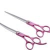 Kit 4 Tijeras Peluquería Profesional Mascotas Ergonómicas  Cherry + Peine - Imagen 2