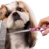 Kit 4 Tijeras Peluquería Profesional Mascotas Ergonómicas  Cherry + Peine - Imagen 6