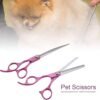 Kit 4 Tijeras Peluquería Profesional Mascotas Ergonómicas  Cherry + Peine - Imagen 5