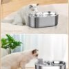 Fuente - Comedero Gatos Perros Breda Acero Inoxidable + 5 filtros - Imagen 4