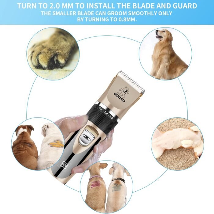 Máquina de Peluquería Canina Kit De Accesorios para el Aseo Kenox - Imagen 3