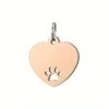 Placa Identificación Corazón huellita. Personalizada - Imagen 5