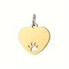 Placa Identificación Corazón huellita. Personalizada - Imagen 6