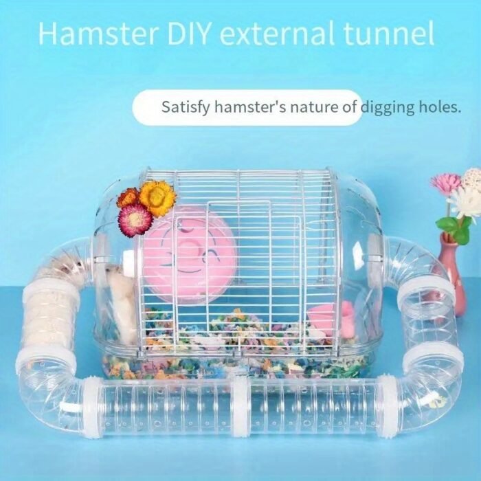 Combo de 8 Tubos Para Jaula de Hamster Diámetro 5,5 cm. - Imagen 6