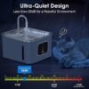 Fuente De Agua Para Gatos 3.5 Litros Banner sensor de movimiento - Imagen 6