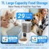 Alimentador Automático WiFi-Camara-5G Para Mascotas 7 litros - Imagen 2