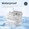 Fuente de Agua para Gatos Inalámbrica Plato Acero Inoxidable 3 litros Gaviota - Imagen 6