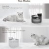 Fuente de Agua Para Gatos Con Sensor de Movimiento e Inalámbrica 3 litros Jazmín - Imagen 4
