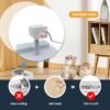 Fuente de Agua para Gatos Inalámbrica Plato Acero Inoxidable 3 litros Gaviota - Imagen 7
