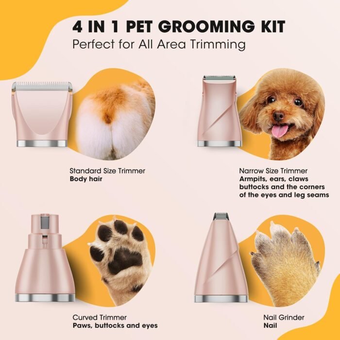 Máquina de Peluquería para Mascotas 4 en 1 Peach - Imagen 3