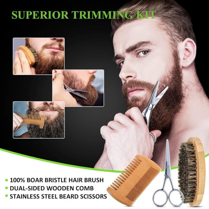 Kit de Cuidado de Barba Para Hombre Refrescante - Imagen 3