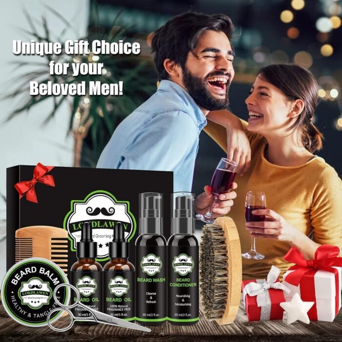 Kit de Cuidado de Barba Para Hombre Refrescante - Imagen 2