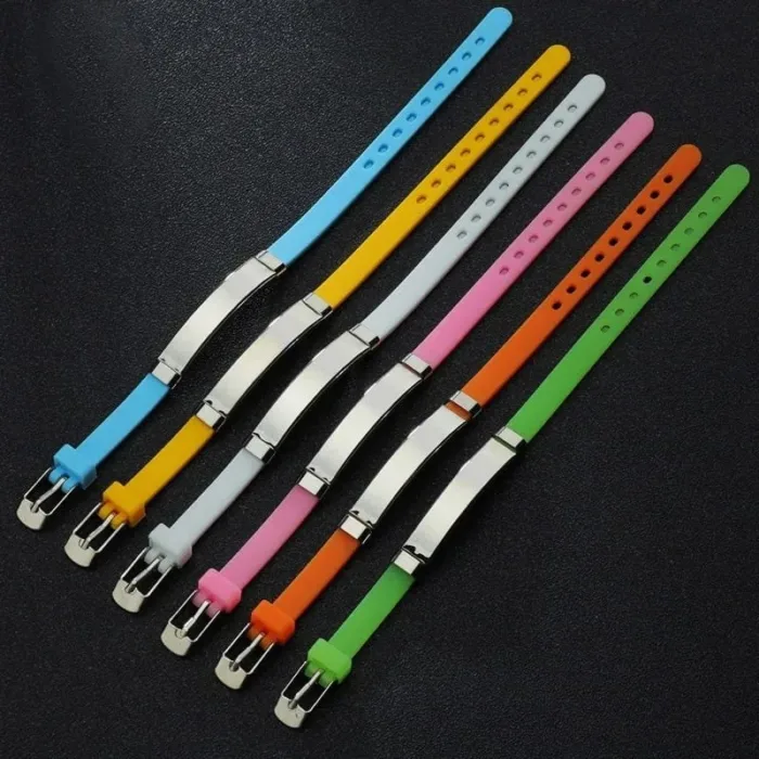 Manilla De Identificación Personalizada. Pulso Silicona - Imagen 2