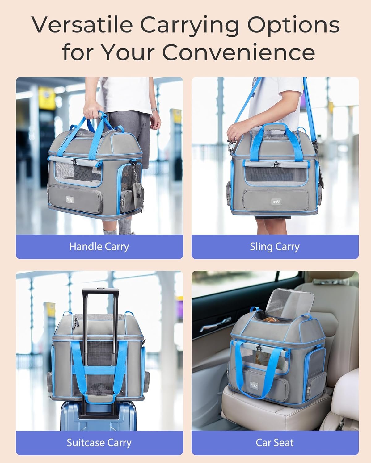 Maleta Transportadora Para Mascotas Domo - Imagen 3