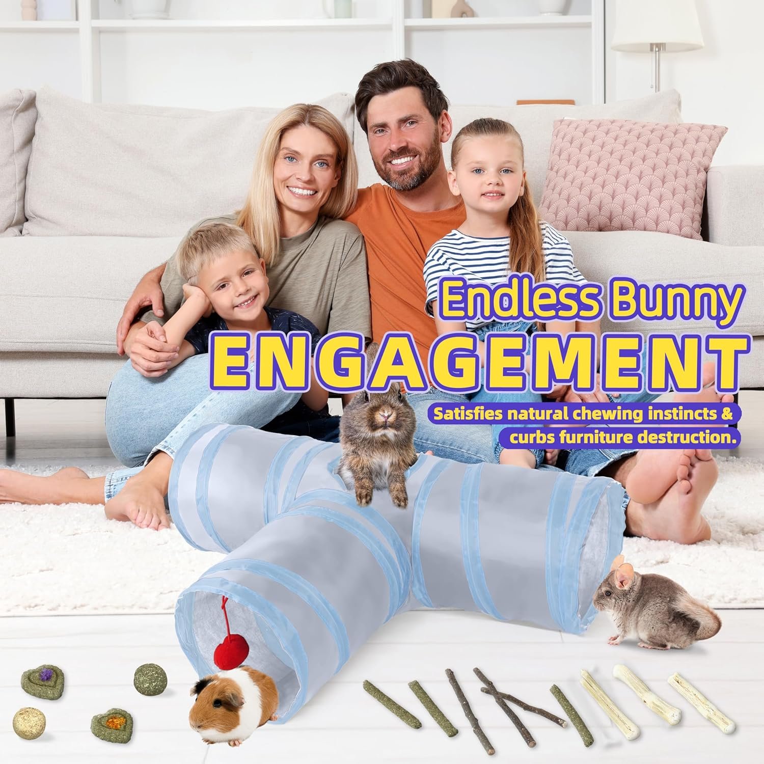 Túnel más Juegutes Molares para Roedores Atmosfera - Imagen 2